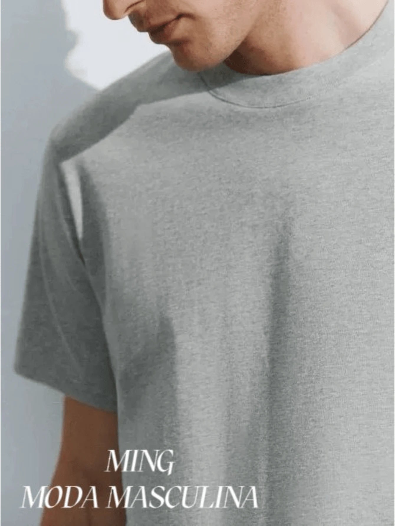 Camiseta Masculina Básica com Corte Regular – ideal para o verão Confortável e Respirável