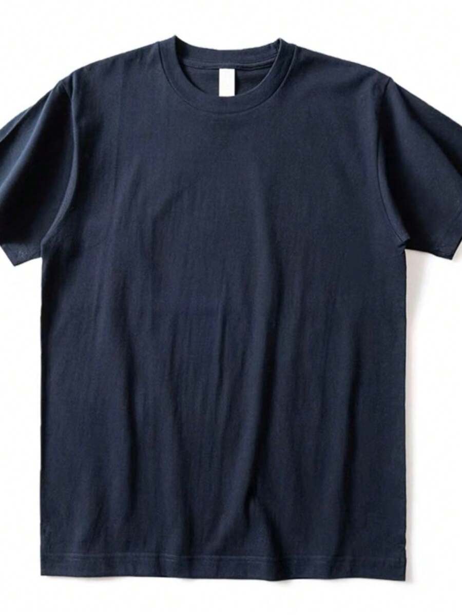 Camiseta Masculina Básica com Corte Regular – ideal para o verão Confortável e Respirável