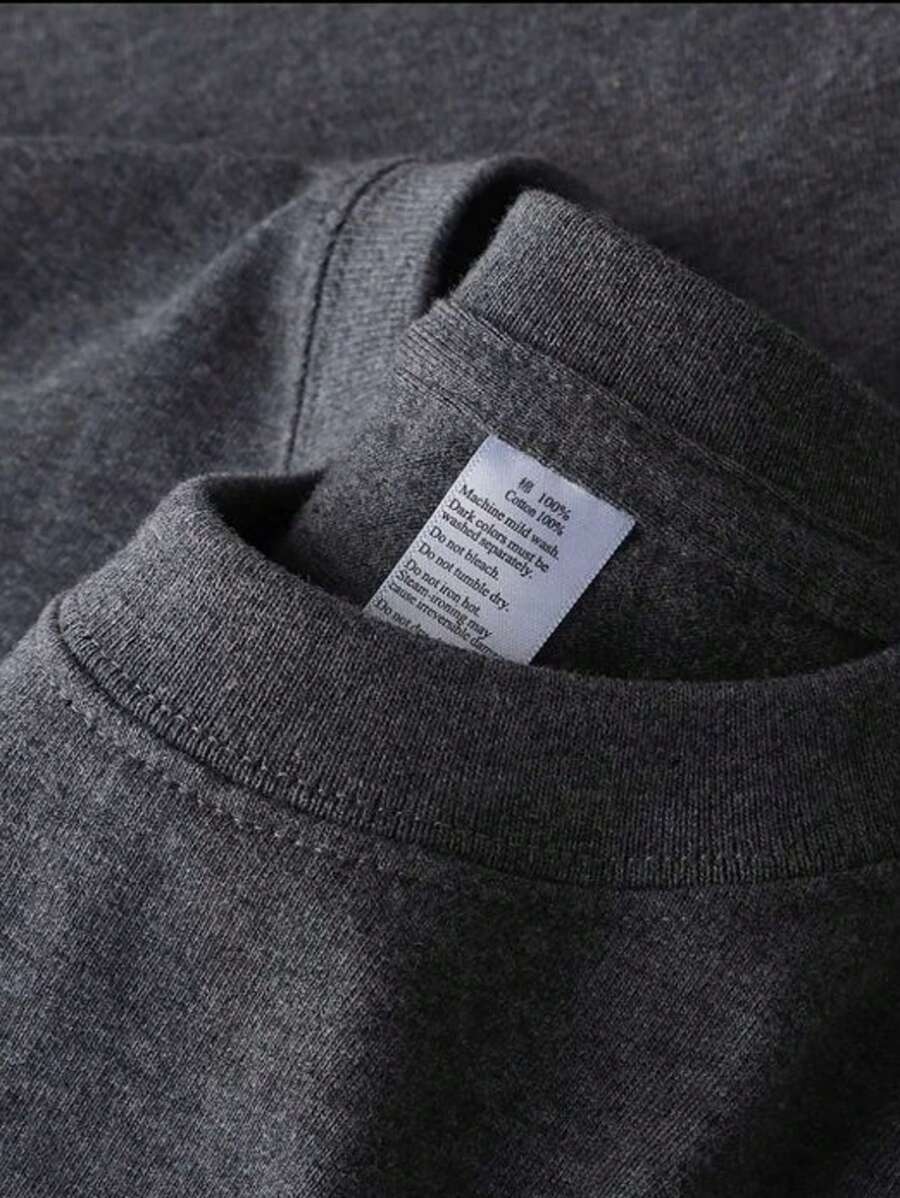 Camiseta Masculina Básica com Corte Regular – ideal para o verão Confortável e Respirável