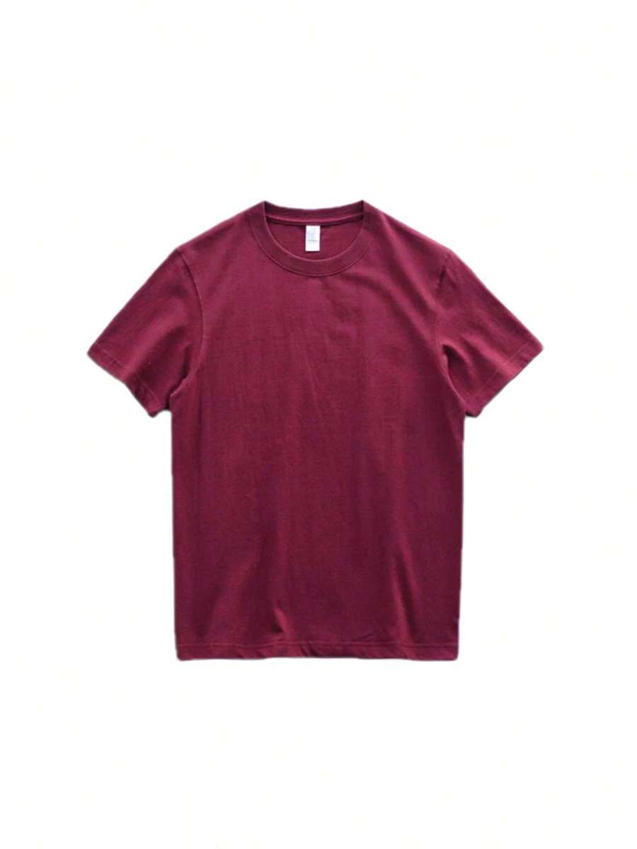 Camiseta Masculina Básica com Corte Regular – ideal para o verão Confortável e Respirável