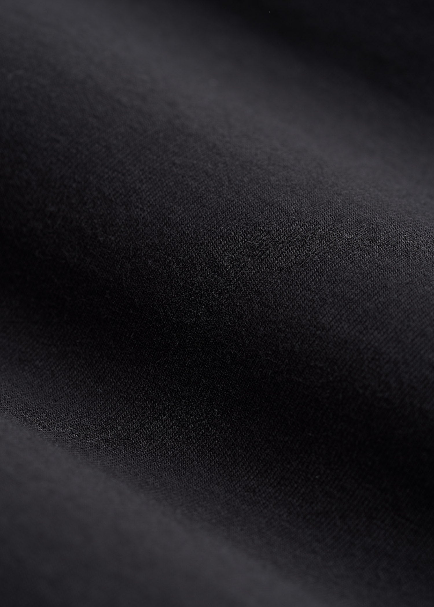 The Essential Modern Fit Crewneck Long Sleeve Tee for Tall Men in Black