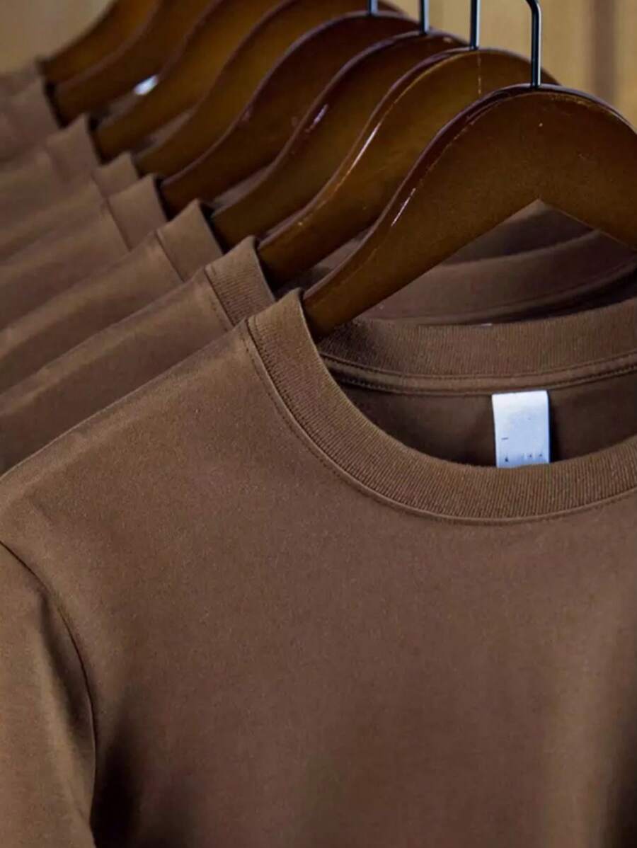 Camiseta Masculina Básica com Corte Regular – ideal para o verão Confortável e Respirável